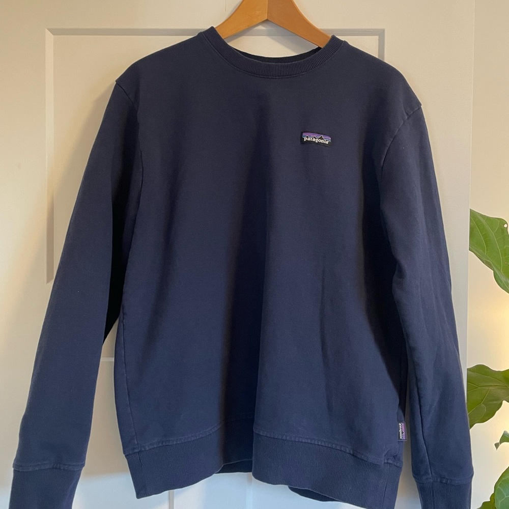 Patagonia uprisal crew neck sweatshirt (navy/lagom blue)